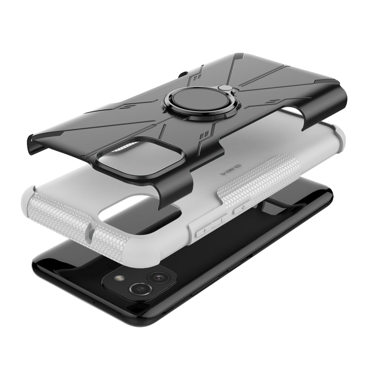 For Samsung Galaxy A03 Global Armor Bear Shockproof PC + TPU Phone Case