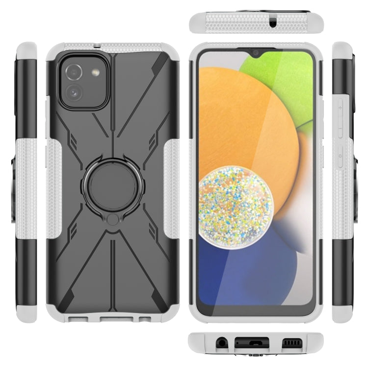 For Samsung Galaxy A03 Global Armor Bear Shockproof PC + TPU Phone Case