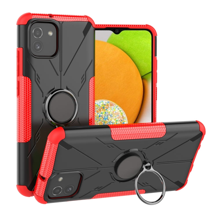 For Samsung Galaxy A03 Global Armor Bear Shockproof PC + TPU Phone Case