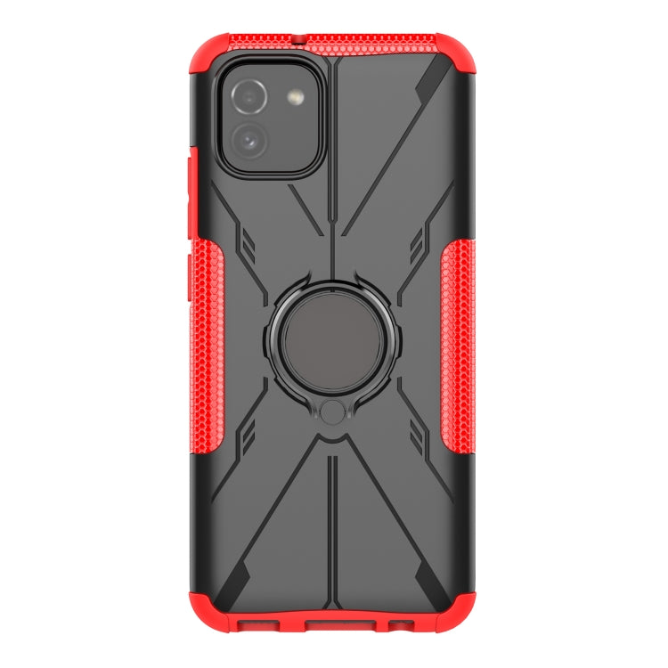 For Samsung Galaxy A03 Global Armor Bear Shockproof PC + TPU Phone Case