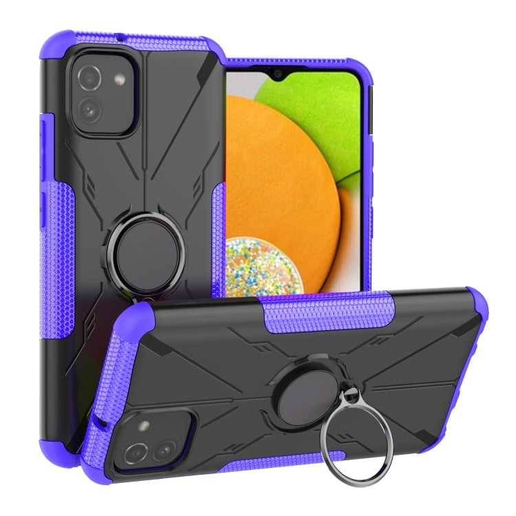 For Samsung Galaxy A03 Global Armor Bear Shockproof PC + TPU Phone Case