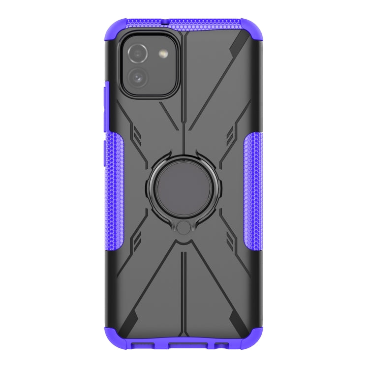For Samsung Galaxy A03 Global Armor Bear Shockproof PC + TPU Phone Case