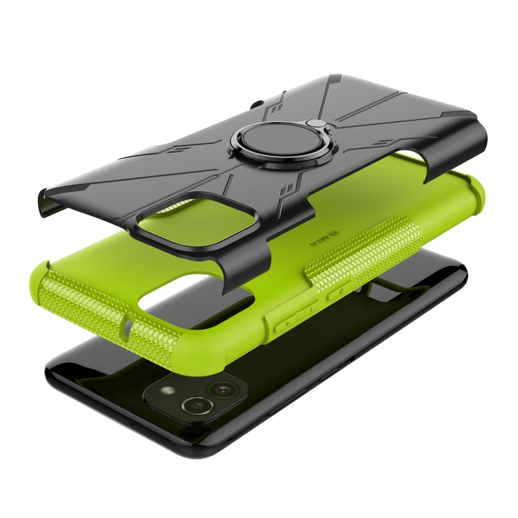 For Samsung Galaxy A03 Global Armor Bear Shockproof PC + TPU Phone Case