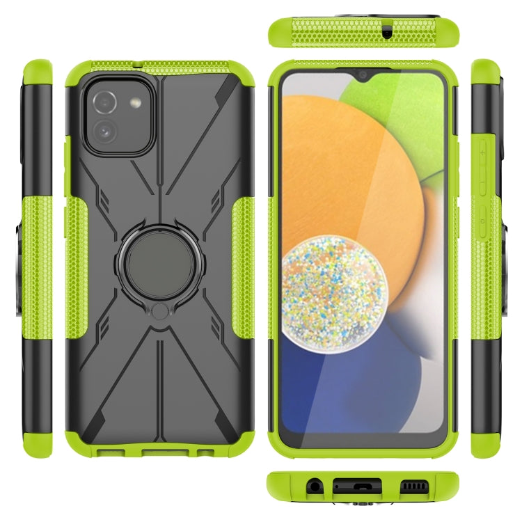 For Samsung Galaxy A03 Global Armor Bear Shockproof PC + TPU Phone Case