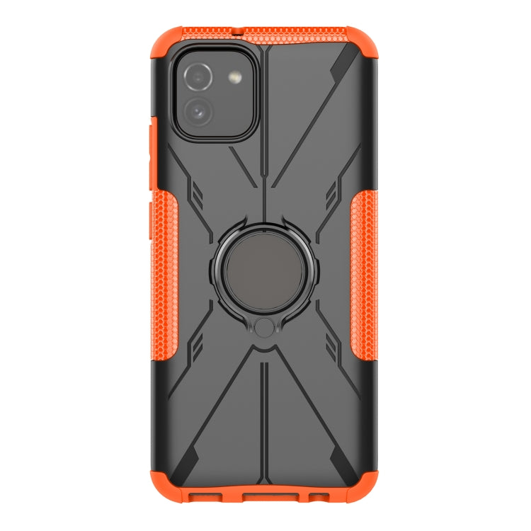 For Samsung Galaxy A03 Global Armor Bear Shockproof PC + TPU Phone Case