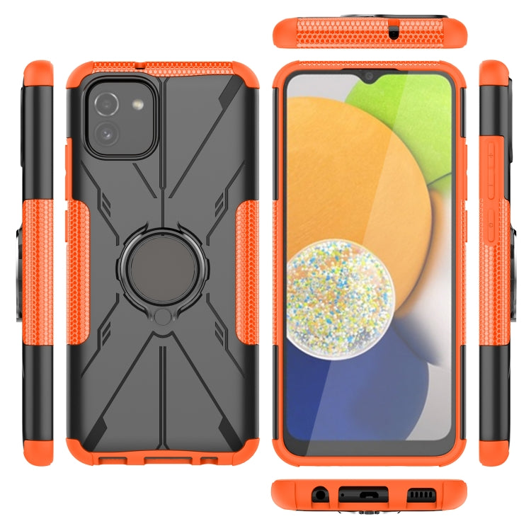 For Samsung Galaxy A03 Global Armor Bear Shockproof PC + TPU Phone Case