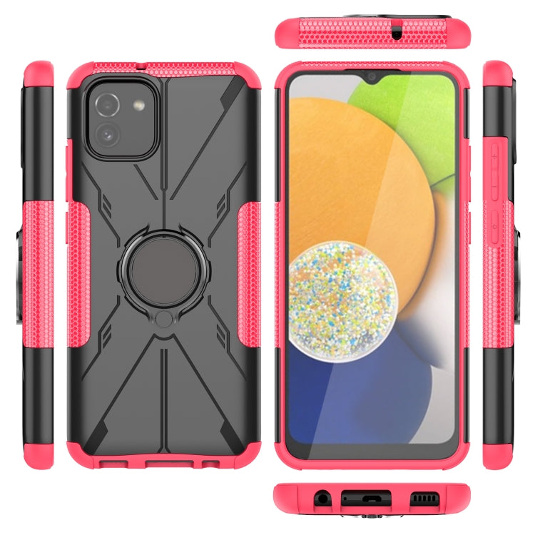 For Samsung Galaxy A03 Global Armor Bear Shockproof PC + TPU Phone Case