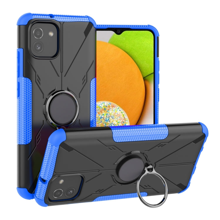 For Samsung Galaxy A03 Global Armor Bear Shockproof PC + TPU Phone Case