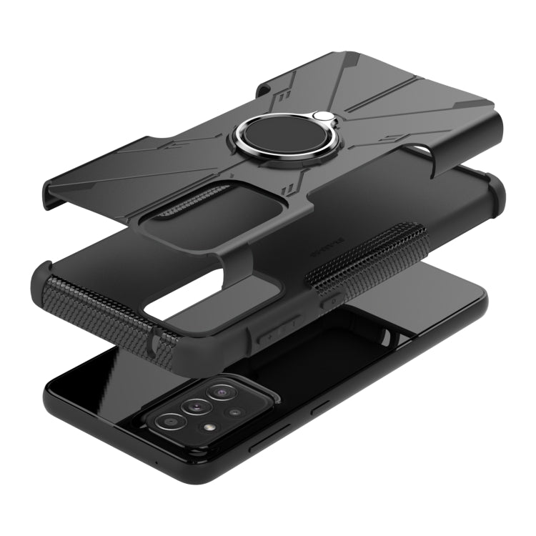 For Samsung Galaxy A33 5G Armor Bear Shockproof PC + TPU Phone Case