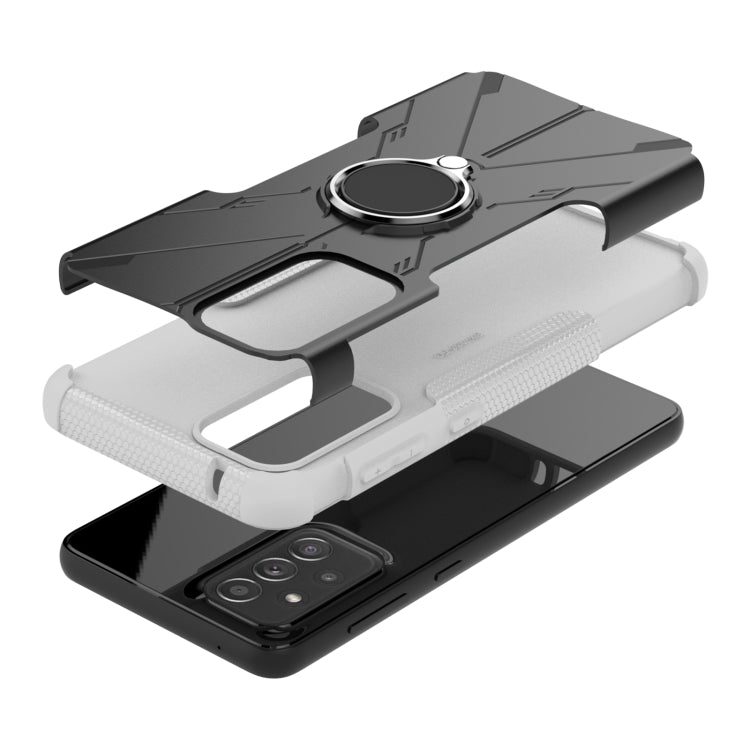 For Samsung Galaxy A33 5G Armor Bear Shockproof PC + TPU Phone Case
