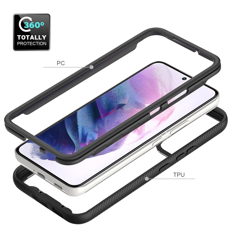 For Samsung Galaxy S22 5G Starry Sky Solid Color PC + TPU Phone Case