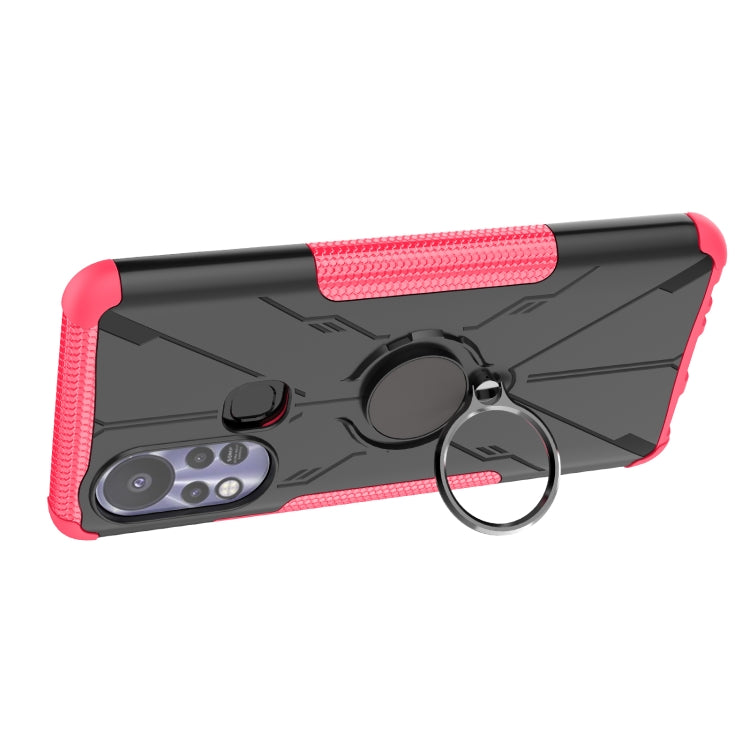 For Infinix Hot 11S Armor Bear Shockproof PC + TPU Protective Phone Case with Ring Holder