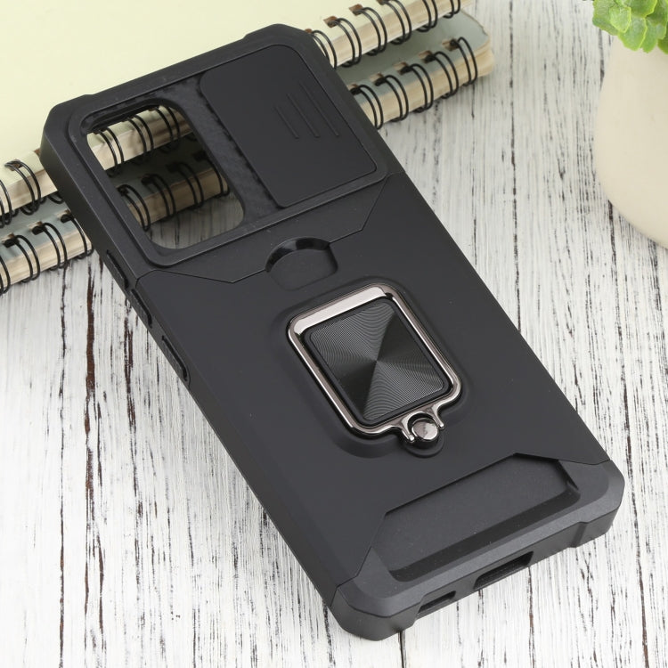 For Samsung Galaxy A53 5G Sliding Camera Cover Design PC + TPU Shockproof Phone Case
