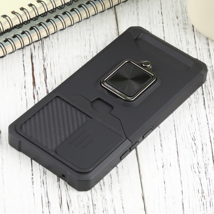 For Samsung Galaxy A53 5G Sliding Camera Cover Design PC + TPU Shockproof Phone Case
