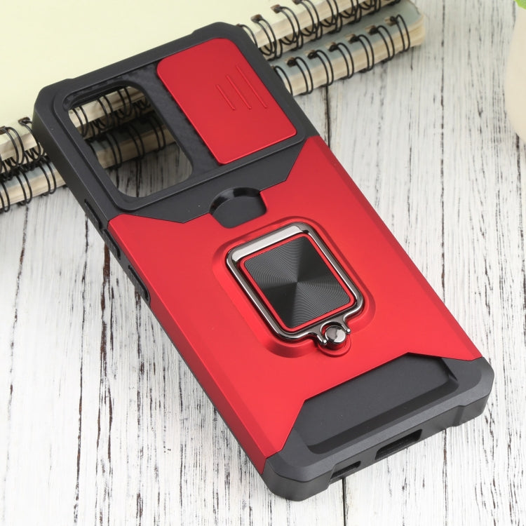 For Samsung Galaxy A53 5G Sliding Camera Cover Design PC + TPU Shockproof Phone Case