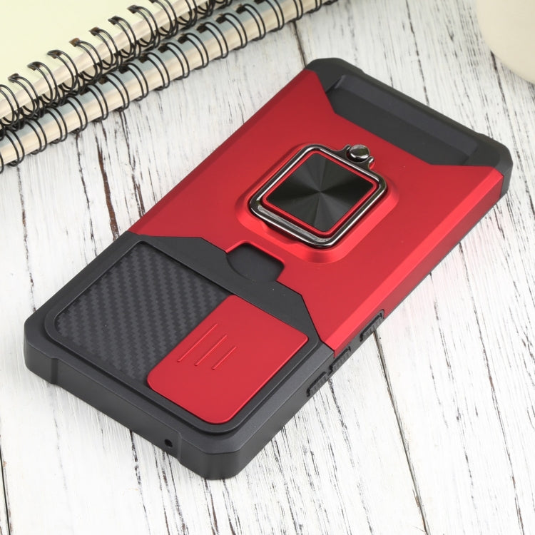 For Samsung Galaxy A53 5G Sliding Camera Cover Design PC + TPU Shockproof Phone Case