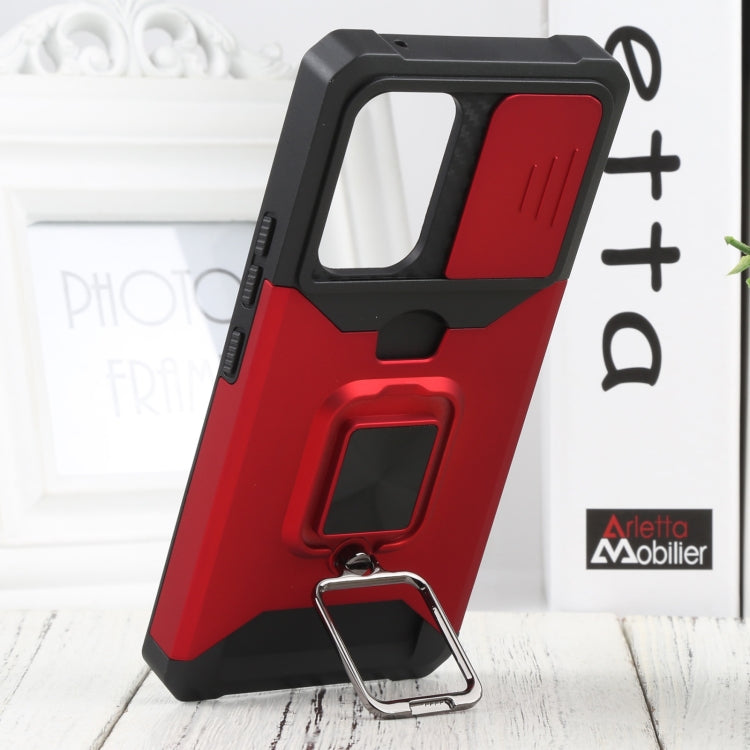 For Samsung Galaxy A53 5G Sliding Camera Cover Design PC + TPU Shockproof Phone Case
