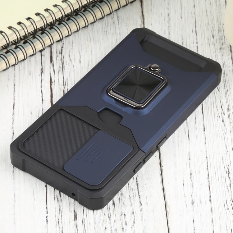 For Samsung Galaxy A53 5G Sliding Camera Cover Design PC + TPU Shockproof Phone Case