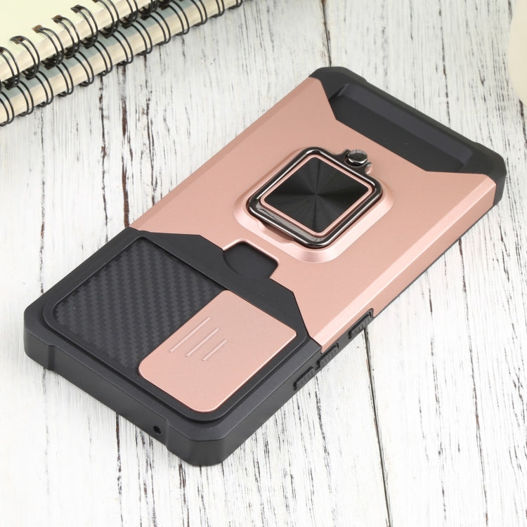 For Samsung Galaxy A53 5G Sliding Camera Cover Design PC + TPU Shockproof Phone Case