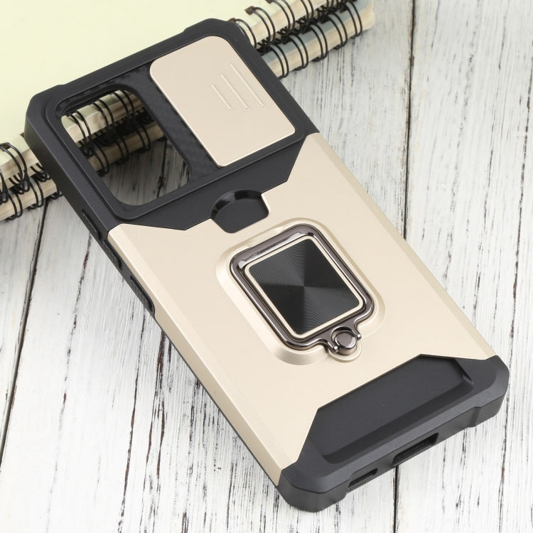 For Samsung Galaxy A53 5G Sliding Camera Cover Design PC + TPU Shockproof Phone Case