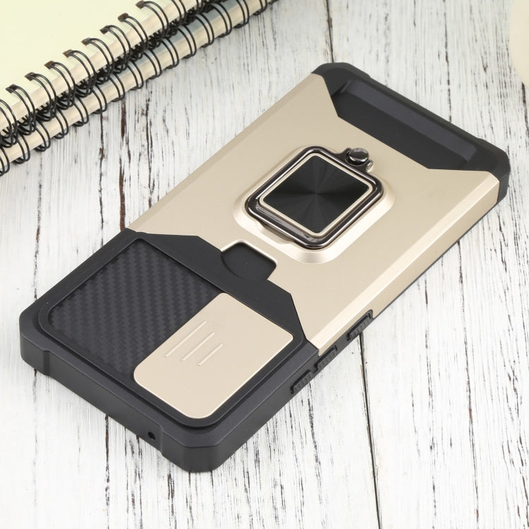 For Samsung Galaxy A53 5G Sliding Camera Cover Design PC + TPU Shockproof Phone Case