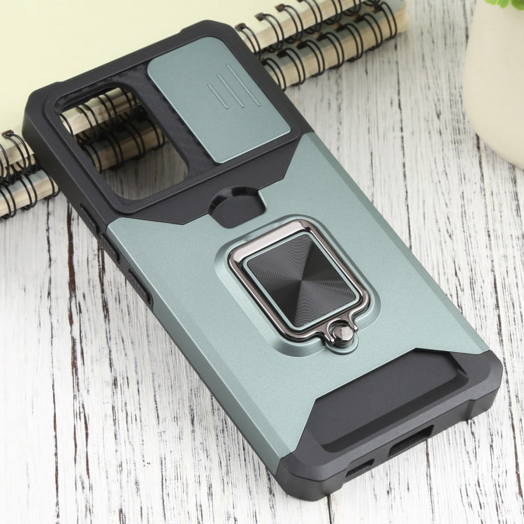 For Samsung Galaxy A53 5G Sliding Camera Cover Design PC + TPU Shockproof Phone Case