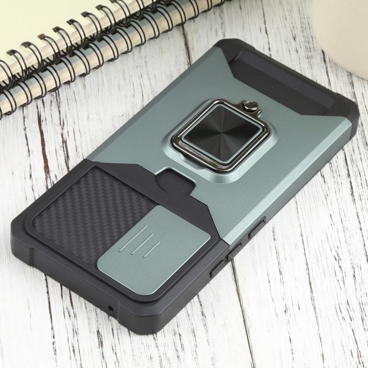 For Samsung Galaxy A53 5G Sliding Camera Cover Design PC + TPU Shockproof Phone Case