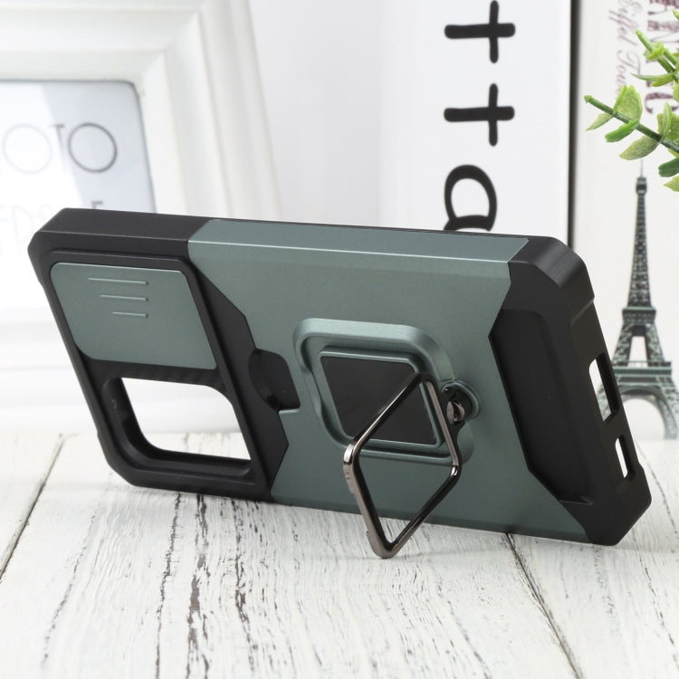 For Samsung Galaxy A53 5G Sliding Camera Cover Design PC + TPU Shockproof Phone Case