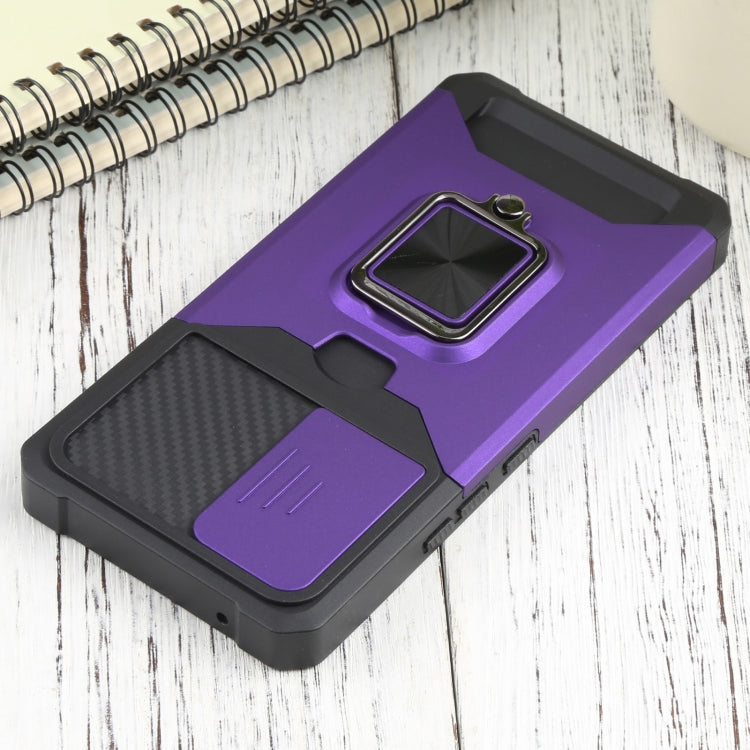 For Samsung Galaxy A53 5G Sliding Camera Cover Design PC + TPU Shockproof Phone Case