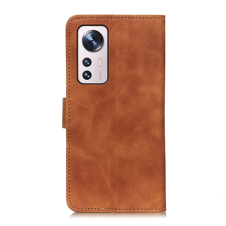 For Xiaomi 12 Pro / 12S Pro KHAZNEH Retro Texture Leather Phone Case