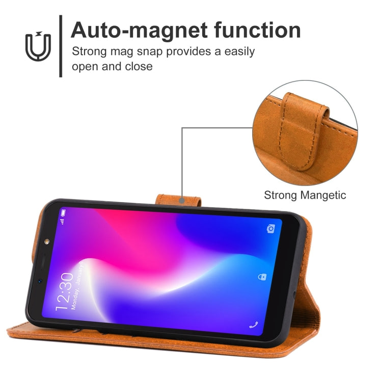 Leather Phone Case For Itel S33