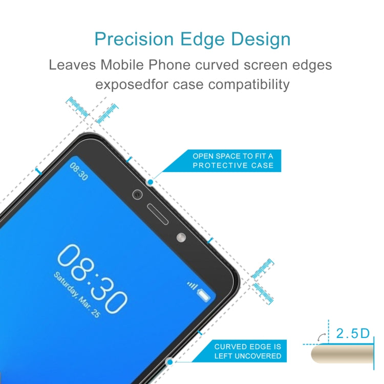 10 PCS 0.26mm 9H 2.5D Tempered Glass Film For Itel A55