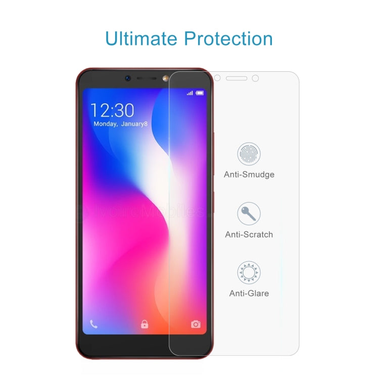 10 PCS 0.26mm 9H 2.5D Tempered Glass Film For Itel S33