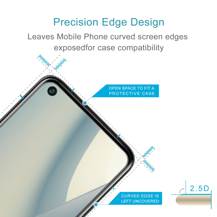 50 PCS 0.26mm 9H 2.5D Tempered Glass Film For Itel Vision 2
