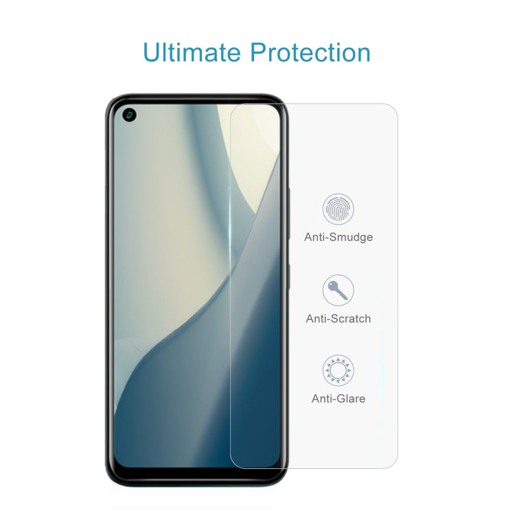 50 PCS 0.26mm 9H 2.5D Tempered Glass Film For Itel Vision 2