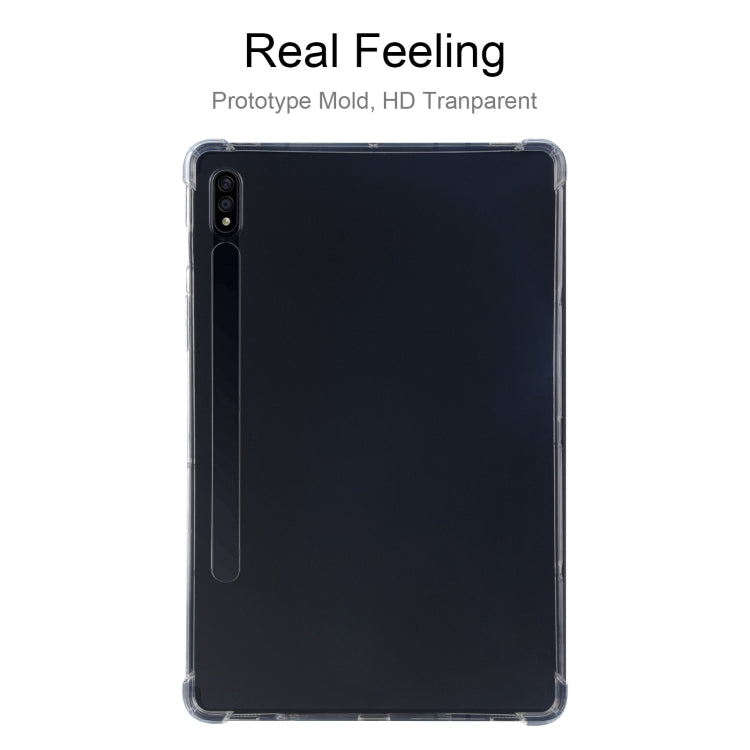 For Samsung Galaxy Tab S8 Ultra 14.6 inch 0.75mm Four-corner Shockproof Transparent TPU Tablet Case