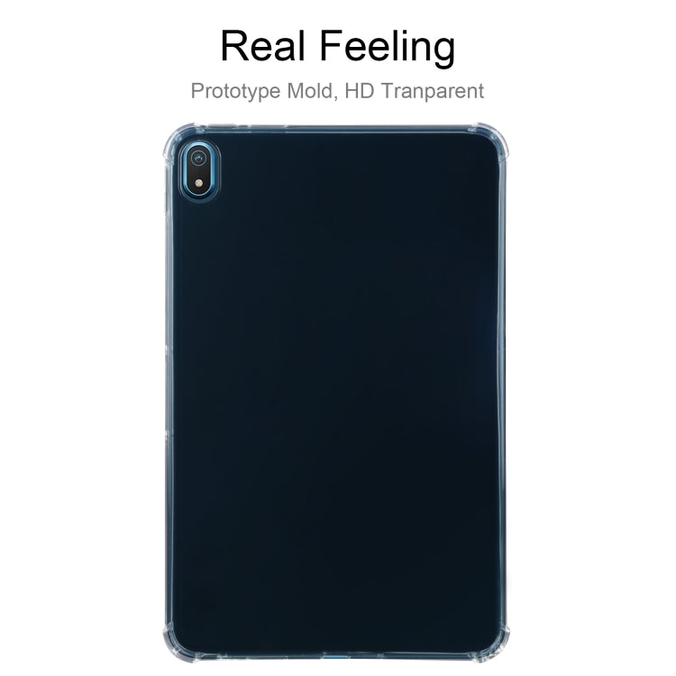 For Nokia T20 0.75mm Four-corner Shockproof Transparent TPU Tablet Case