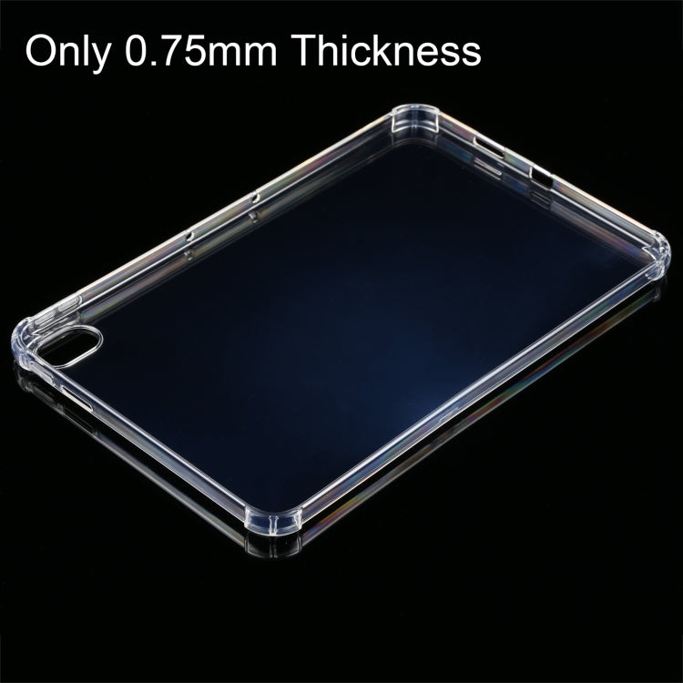 For Nokia T20 0.75mm Four-corner Shockproof Transparent TPU Tablet Case
