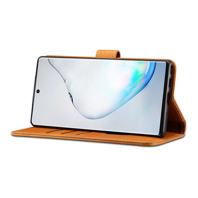 For Galaxy Note 10 GUSSIM Business Style Horizontal Flip Leather Case with Holder & Card Slots & Wallet