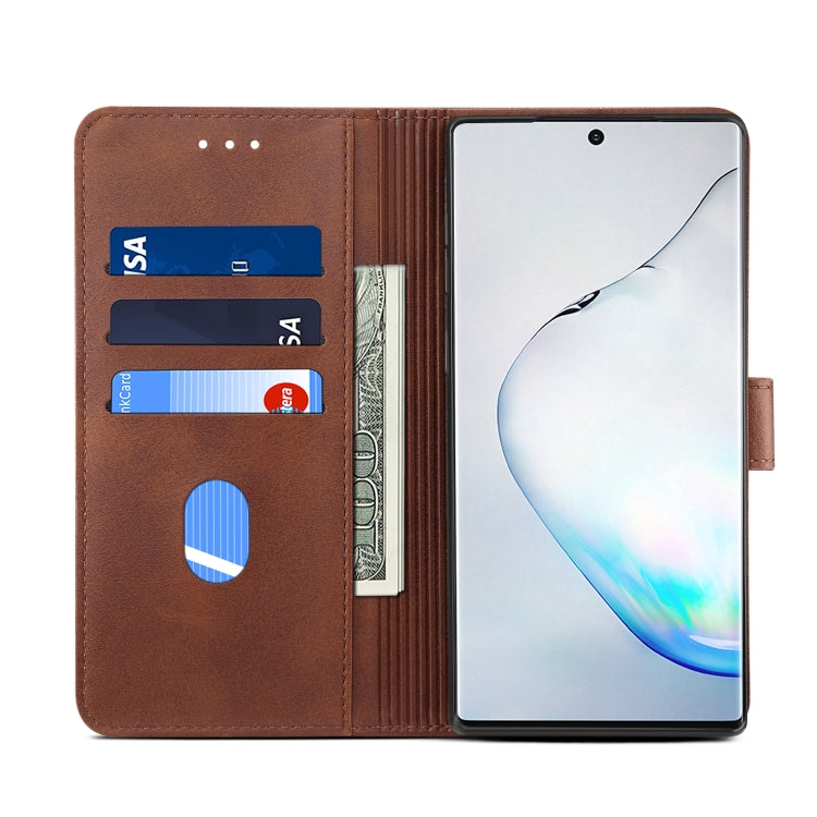 For Galaxy Note 10 GUSSIM Business Style Horizontal Flip Leather Case with Holder & Card Slots & Wallet