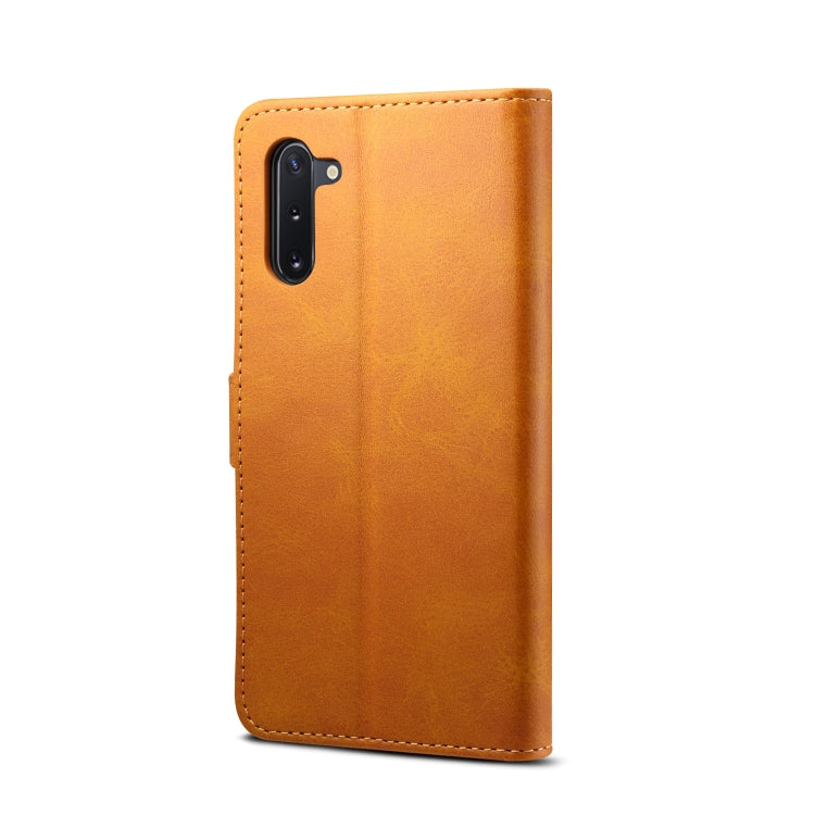 For Galaxy Note 10 GUSSIM Business Style Horizontal Flip Leather Case with Holder & Card Slots & Wallet