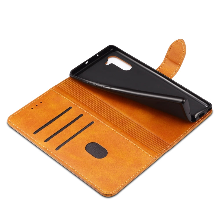 For Galaxy Note 10 GUSSIM Business Style Horizontal Flip Leather Case with Holder & Card Slots & Wallet