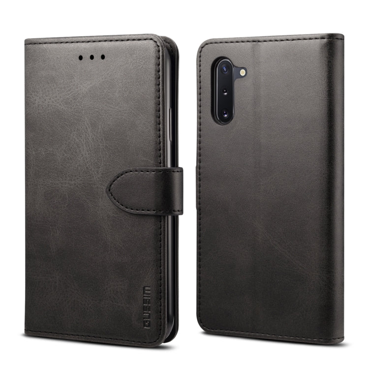 For Galaxy Note 10+ GUSSIM Business Style Horizontal Flip Leather Case with Holder & Card Slots & Wallet