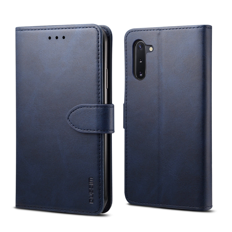 For Galaxy Note 10+ GUSSIM Business Style Horizontal Flip Leather Case with Holder & Card Slots & Wallet