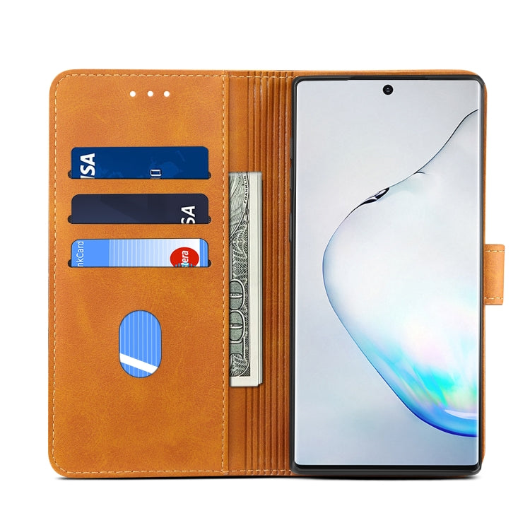 For Galaxy Note 10+ GUSSIM Business Style Horizontal Flip Leather Case with Holder & Card Slots & Wallet