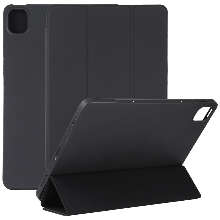 For Xiaomi Mi Pad 5 TPU Three-fold Leather Tablet Case