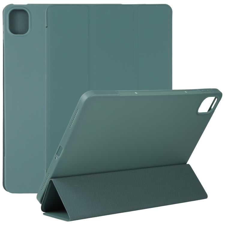 For Xiaomi Mi Pad 5 TPU Three-fold Leather Tablet Case