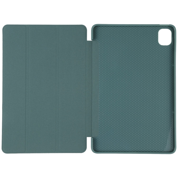 For Xiaomi Mi Pad 5 TPU Three-fold Leather Tablet Case