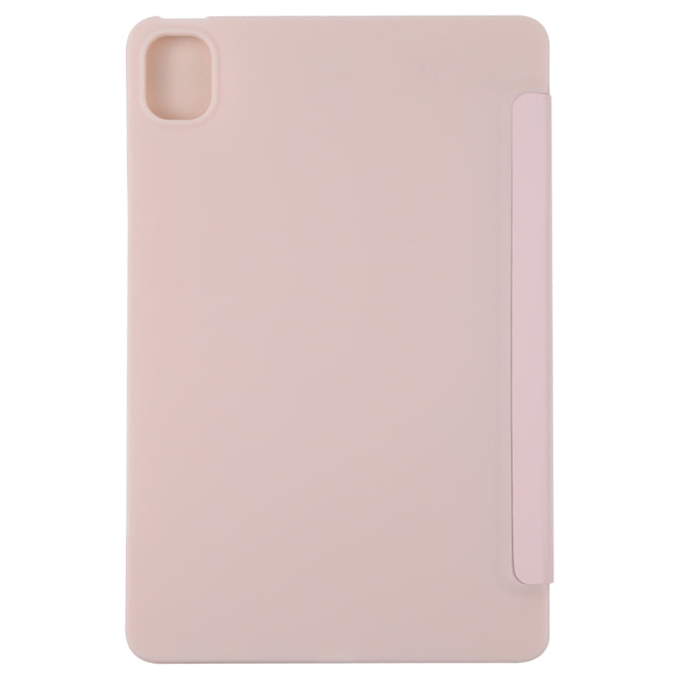 For Xiaomi Mi Pad 5 TPU Three-fold Leather Tablet Case