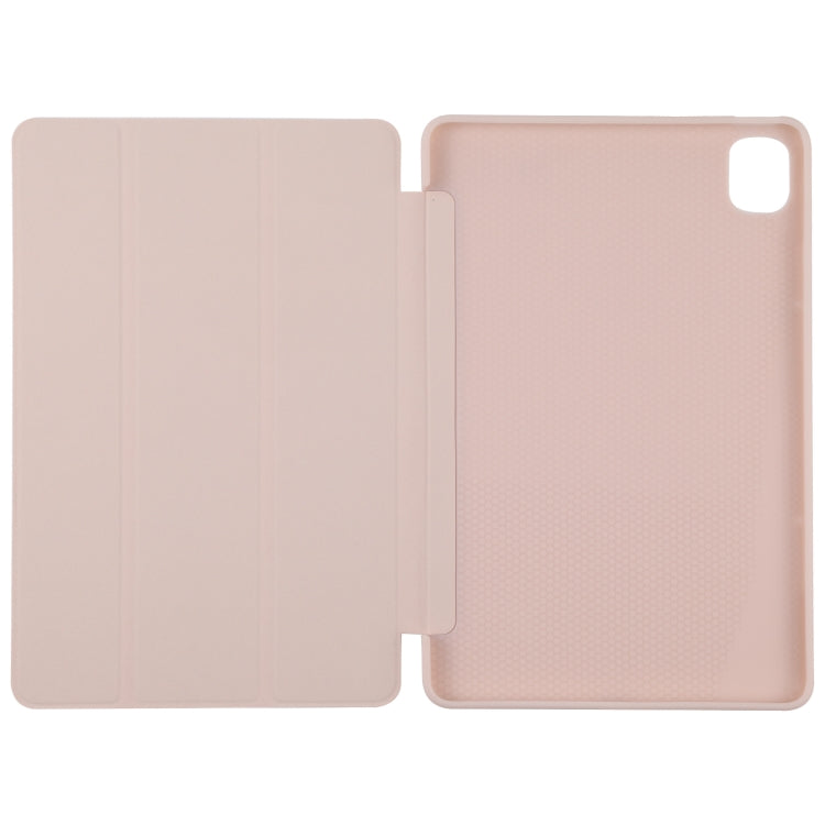 For Xiaomi Mi Pad 5 TPU Three-fold Leather Tablet Case